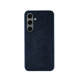 Samsung Galaxy S24 - Alcantara Case - Navy Blue - Alcanside