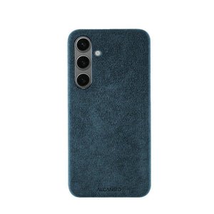 Samsung Galaxy S24 - Alcantara Case - Ocean Blue - Alcanside
