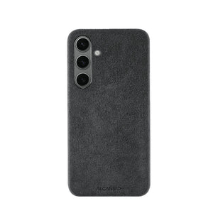 Samsung Galaxy S24 - Alcantara Case - Space Grey - Alcanside