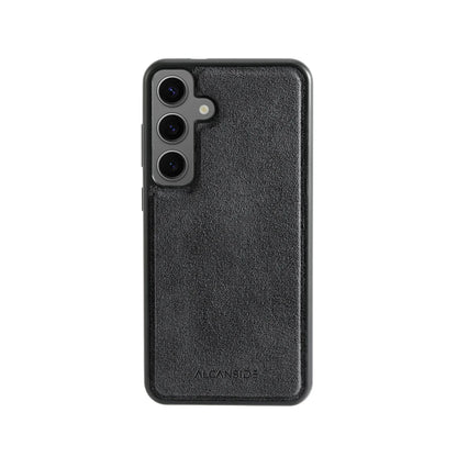 Samsung Galaxy S24 Plus - Alcantara Back Cover - Space Grey - Alcanside