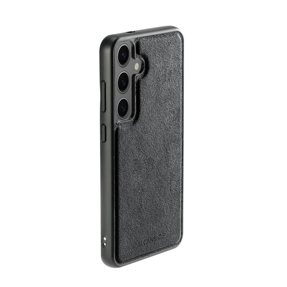 Samsung Galaxy S24 Plus - Alcantara Back Cover - Space Grey - Alcanside