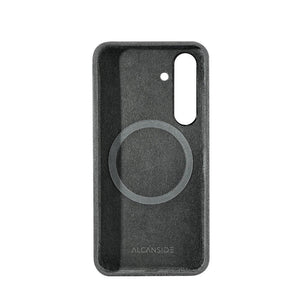 Samsung Galaxy S24 Plus - Alcantara Case - Space Grey - Alcanside