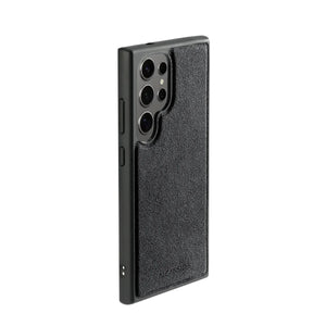 Samsung Galaxy S24 Ultra - Alcantara Back Cover - Space Grey - Alcanside