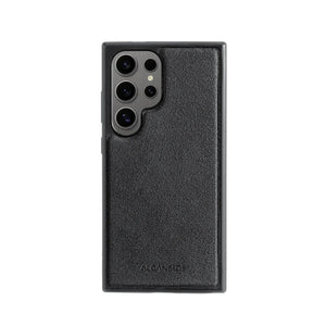 Samsung Galaxy S24 Ultra - Alcantara Back Cover - Space Grey - Alcanside