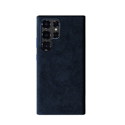 Samsung Galaxy S24 Ultra - Alcantara Case - Navy Blue - Alcanside