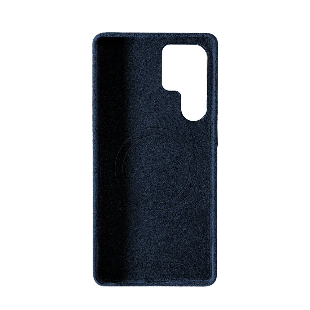 Samsung Galaxy S24 Ultra - Alcantara Case - Navy Blue - Alcanside