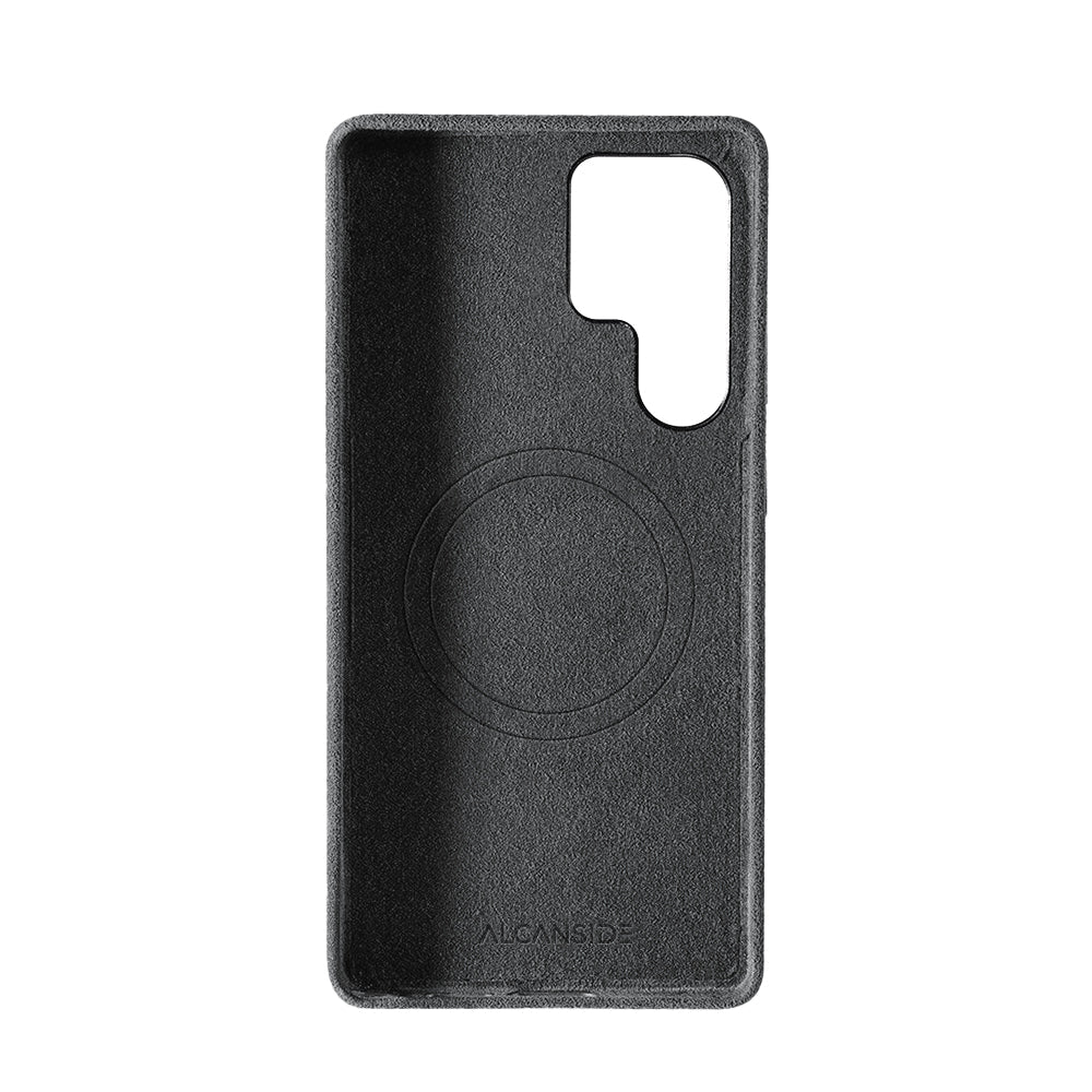 Samsung Galaxy S24 Ultra - Alcantara Case - Space Grey - Alcanside