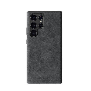 Samsung Galaxy S24 Ultra - Alcantara Case - Space Grey - Alcanside