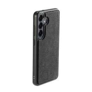 Samsung Galaxy S25 Plus - Alcantara Back Cover - Space Grey - Alcanside