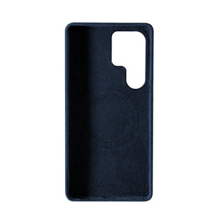 Samsung Galaxy S25 Ultra - Alcantara Case - Navy Blue - Alcanside