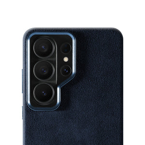 Samsung Galaxy S26 Ultra - Alcantara Case - Navy Blue - Alcanside