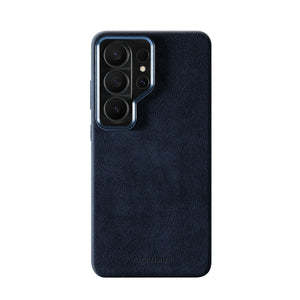Samsung Galaxy S26 Ultra - Alcantara Case - Navy Blue - Alcanside