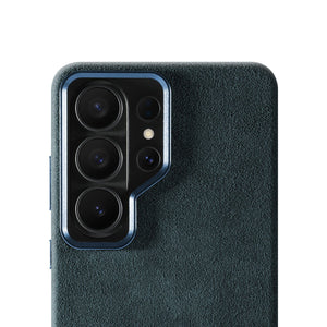 Samsung Galaxy S26 Ultra - Alcantara Case - Navy Blue - Alcanside