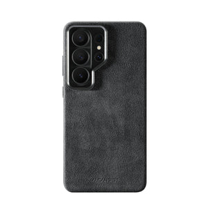 Samsung Galaxy S26 Ultra - Alcantara Case - Space Grey - Alcanside