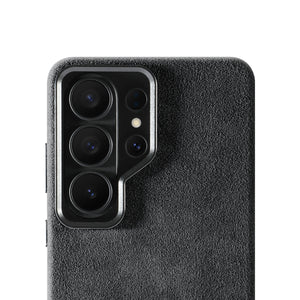 Samsung Galaxy S26 Ultra - Alcantara Case - Space Grey - Alcanside