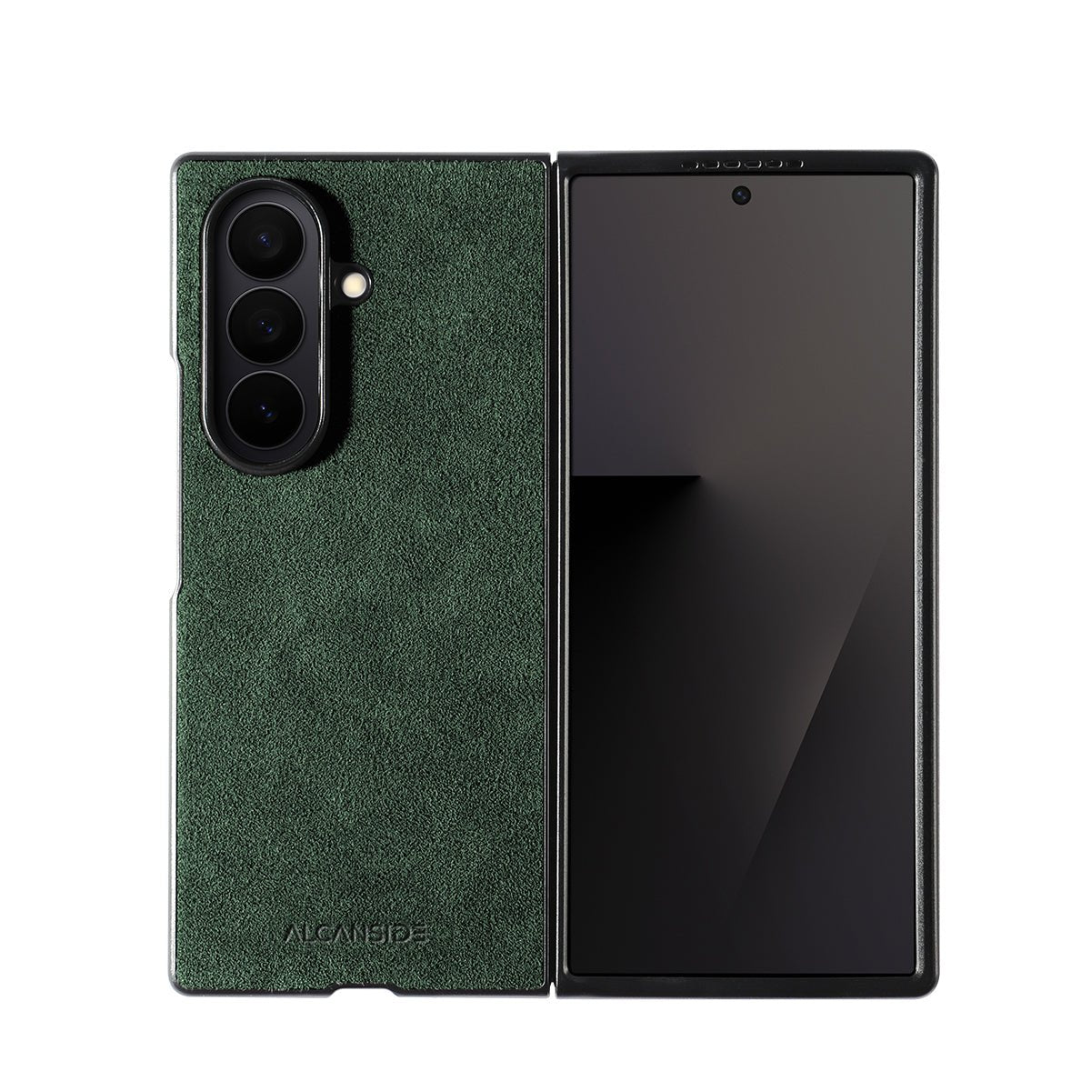 Samsung Galaxy Z Fold 7 - Alcantara Case - Midnight Green - Alcanside