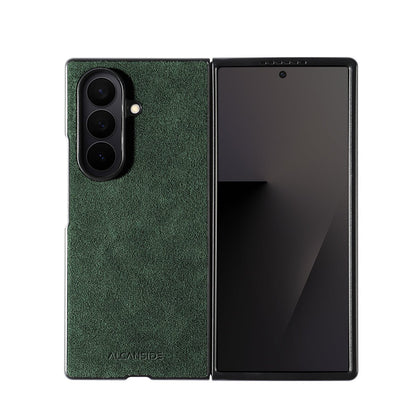 Samsung Galaxy Z Fold 7 - Alcantara Case - Midnight Green - Alcanside