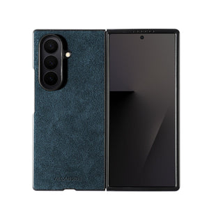 Samsung Galaxy Z Fold 7 - Alcantara Case - Ocean Blue - Alcanside