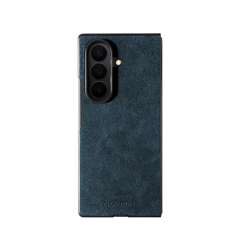 Samsung Galaxy Z Fold 7 - Alcantara Case - Ocean Blue - Alcanside