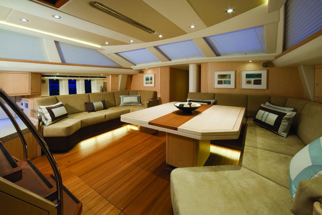 Alcantara® in a yacht interior